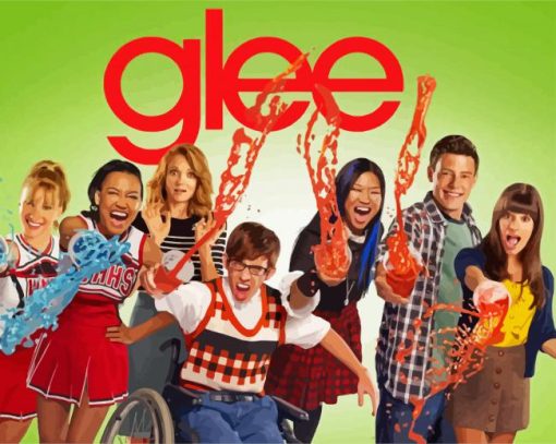 Glee Character paint by number