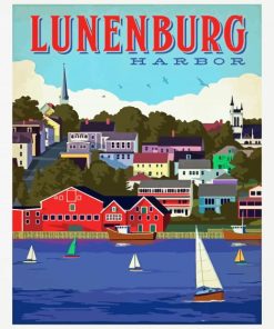 Lunenburg Poster paint by number