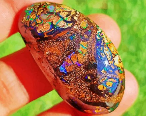 Opal Boulder koroit paint by number