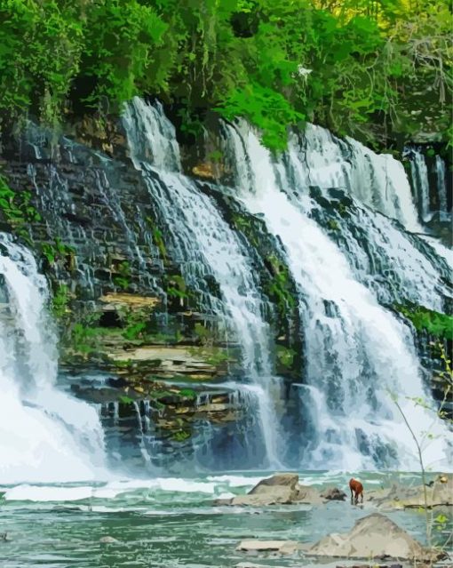 Rock Island State Park paint by number