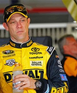 The Race Car Driver Matt kenseth paint by number