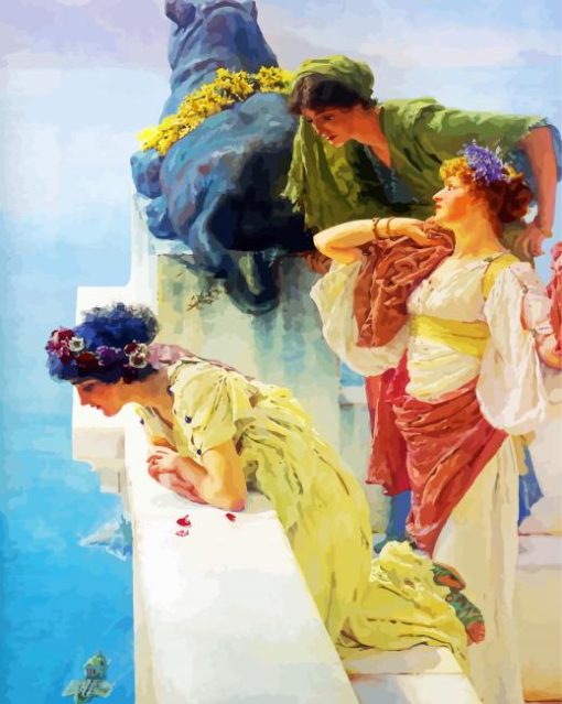 A Coign Of Vantage Alma Tadema paint by number