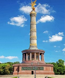 Aesthetic Victory Column Berlin paint by number