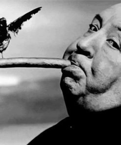 Alfred Hitchcock Smoking paint by number