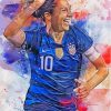 Ali Krieger Player Art paint by number