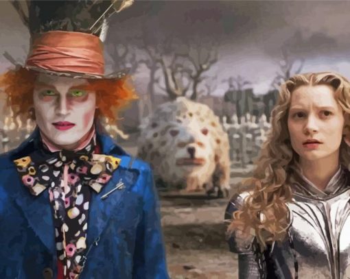 Alice in Wonderland Movie paint by number