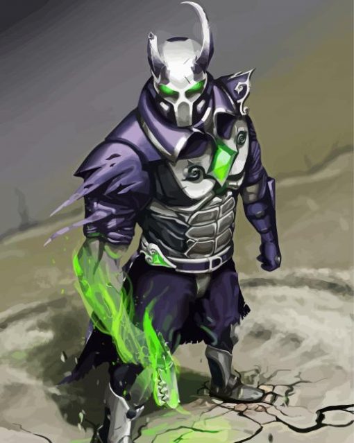 Androxus Paladins Game paint by number