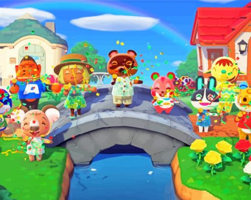 Animal Crossing Game paint by number