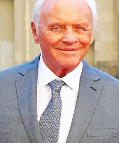 Anthony Hopkins Actor paint by number