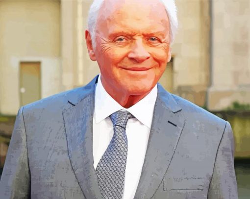 Anthony Hopkins Actor paint by number