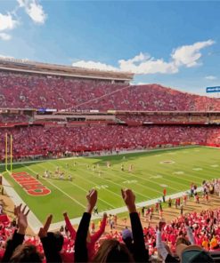 Arrowhead Stadium paint by number