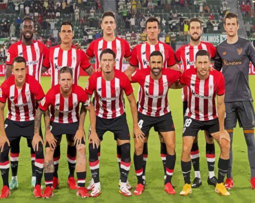 Athletic Bilbao Club Team paint by number