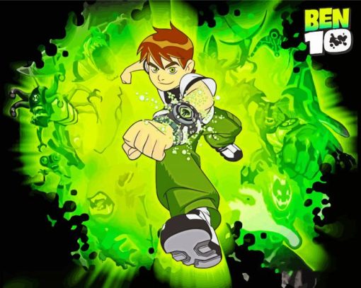 Ben 10 Animations paint by number