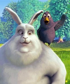 Big Buck Bunny paint by number