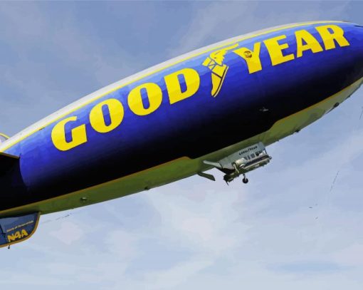 Blimp paint by number