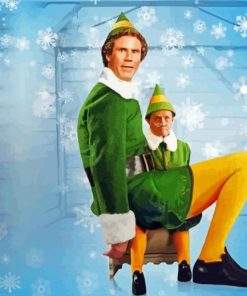 Buddy The Elf Movie paint by number