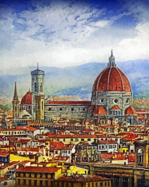 Cathedral Of Santa Maria Del Fiore Art paint by number