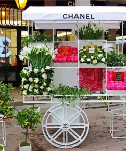 Chanel Flower Cart paint by number