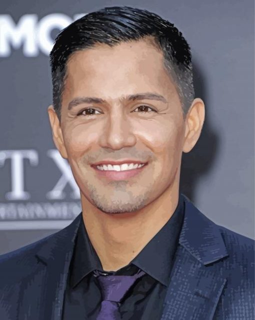 Classy Jay Hernandez paint by number