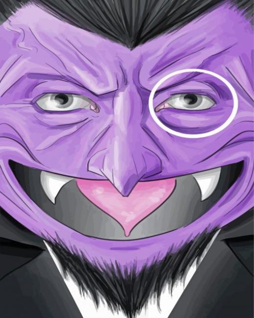 Count Von Count paint by number