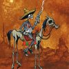 Cowboy Skull And Horse paint by number