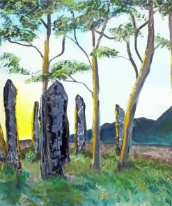 Craigh Na Dun By Lynne Roberto paint by number