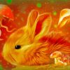 Cute Mystical Rabbit paint by number