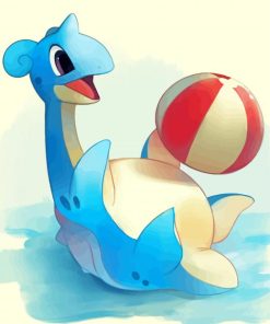 Cute Lapras paint by number