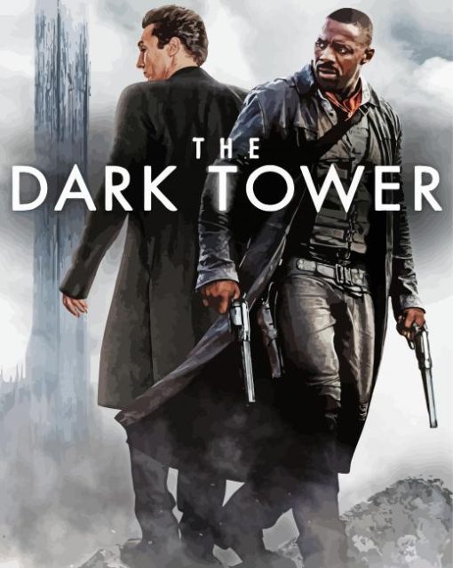 Dark Tower Illustration Movie paint by number