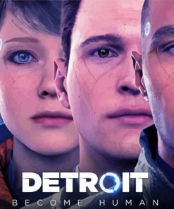 Detroit Become Human Game paint by number