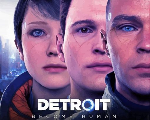 Detroit Become Human Game paint by number