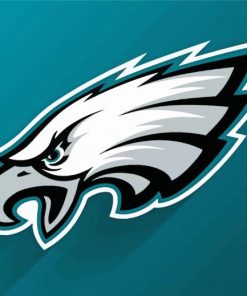 Eagles Football Logo paint by number