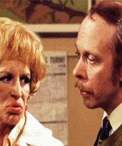 George And Mildred Sitcom paint by number