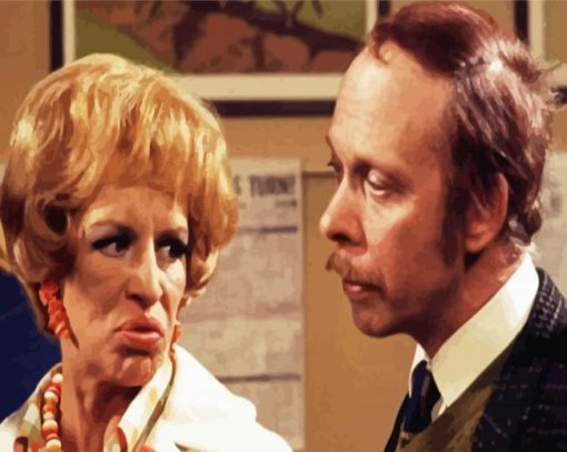 George And Mildred Sitcom paint by number