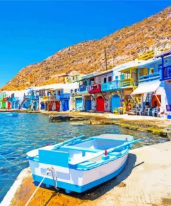 Greece Sifnos paint by number