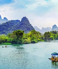 Guilin Landscape paint by number