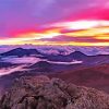 Haleakala Sunset paint by number