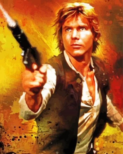 Hero Hans Solo paint by number