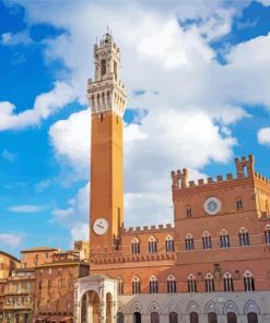 Campo siena paint by number