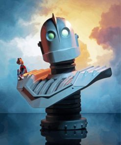 Iron Giant paint by number