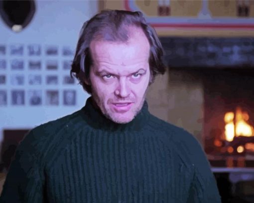 Jack Torrance Movie Character paint by number