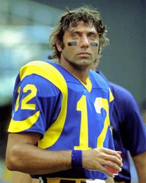 Joe Namath Player paint by number