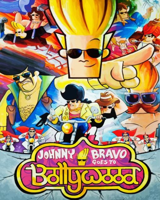 Johnny Bravo Goes To Bollywood Paint by number