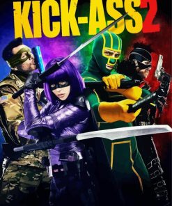 Kick Ass Poster paint by number