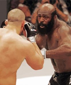 Kimbo Slice Fighting paint by number