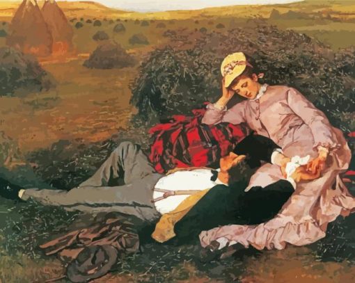 Lovers Szinyei Merse Art paint by number