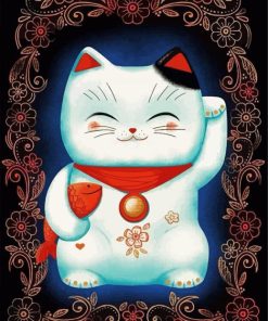 Lucky Cat Art paint by number