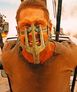 Mad Max Character paint by number