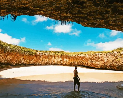 Marietas Islands Puerto Vallarta paint by number