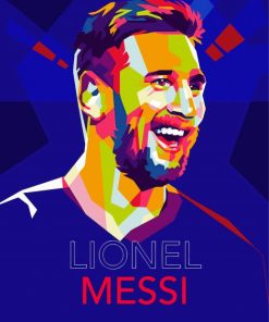 Messi Pop Art paint by number